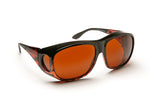 Solar Shield Glasses, Amber, Medium