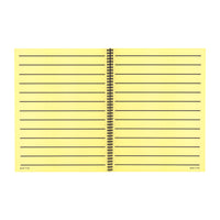 Low Vision Notebook - Bold Lines - Yellow Paper