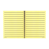 Low Vision Notebook - Bold Lines - Yellow Paper