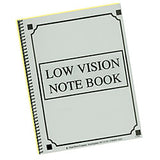 Low Vision Notebook - Bold Lines - Yellow Paper