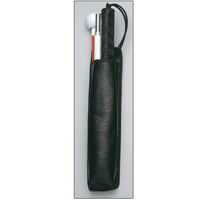 Mobility Cane Pouch- Black Leather