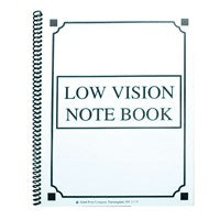 Low Vision Notebook (spiral) – Miami Lighthouse for the Blind Low ...