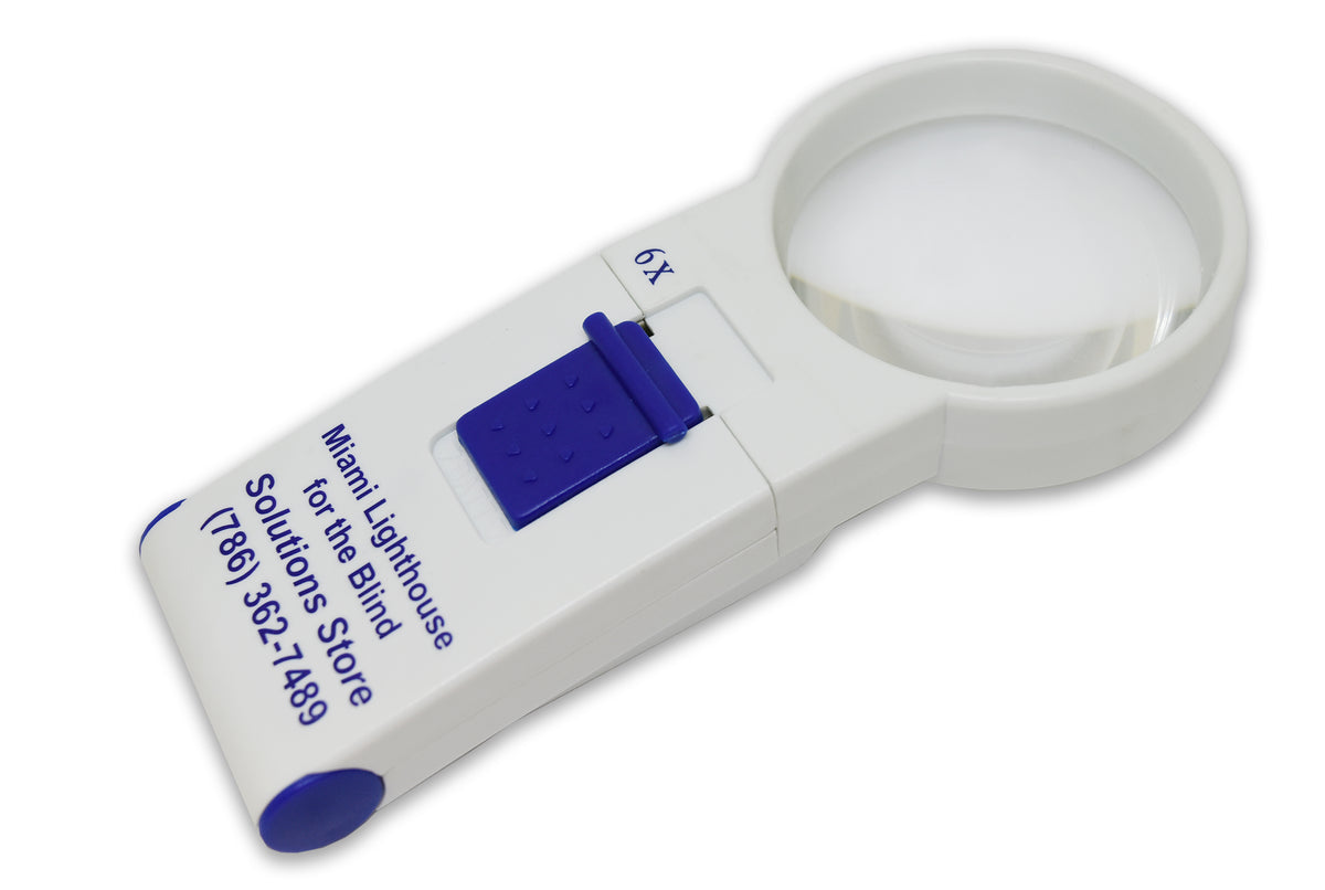 06x Hand-Held LED Magnifier 