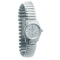 Braille Womens Watch -Chrome, Expansion Band