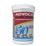 Advocate Redi-code Glucose Test Strips - 50ct