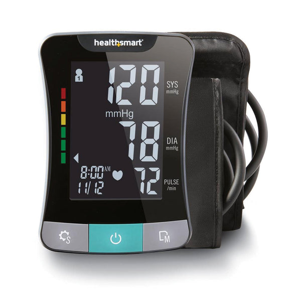 HealthSmart Talking Upper Arm Blood Pressure Monitor - English+Spanis