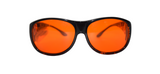 Solar Shield Glasses, Orange, Medium