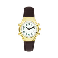 Ladies Spanish Talking Watch with Leather Band